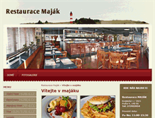 Tablet Screenshot of majak-restaurace.cz